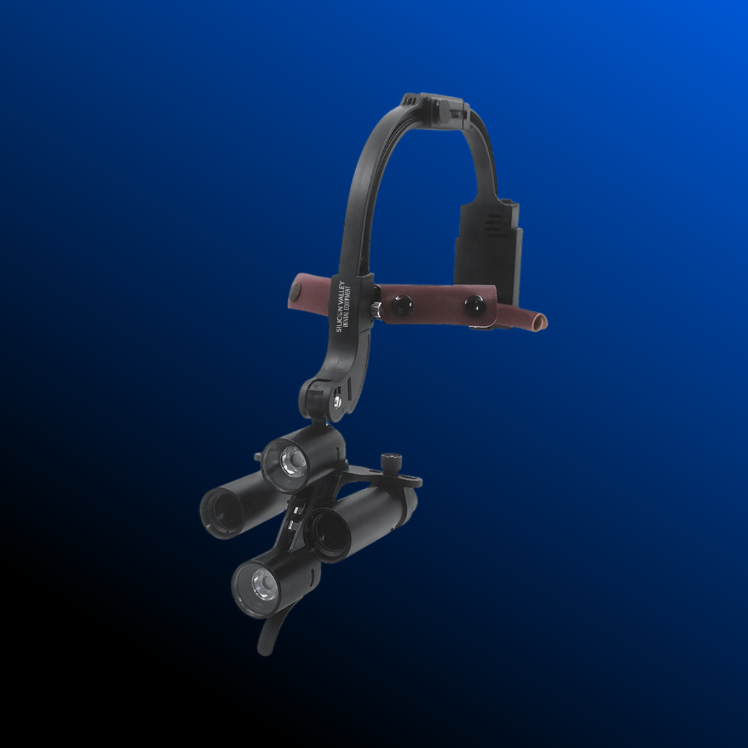 LED lighted dental visor